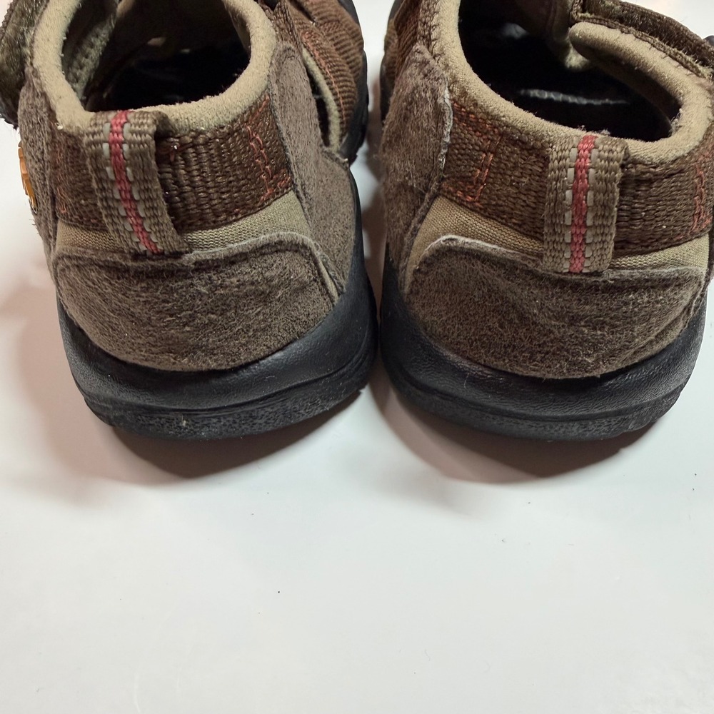 Keen Newport H2 Kids Waterproof Sandals Brown Red Bungee Strap Size 13 US - Picture 5 of 7